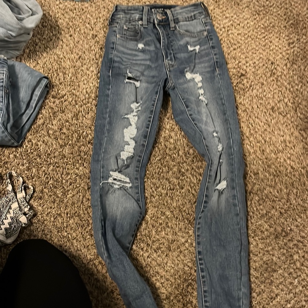 Aeropostale skinny jeans 000 shorts